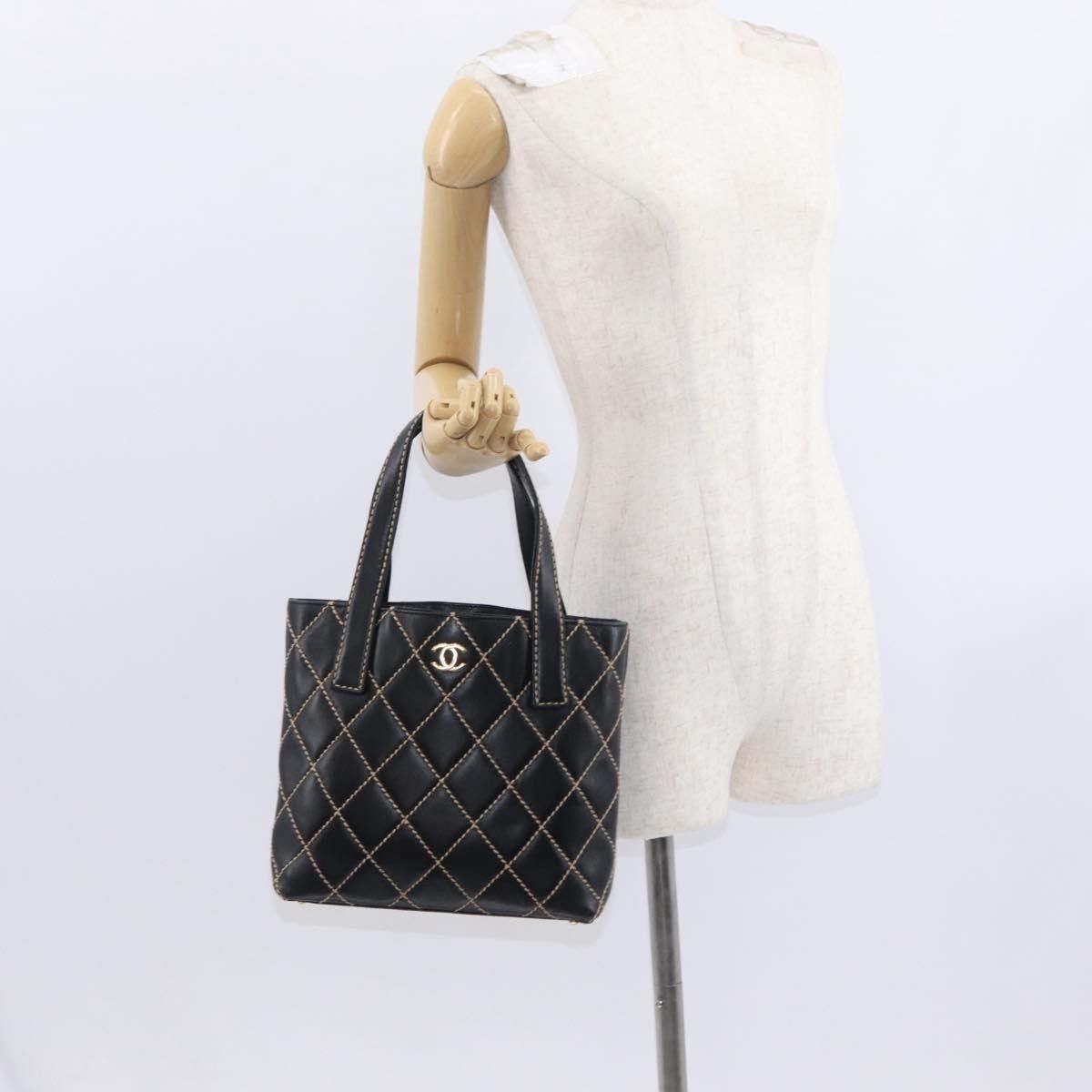 Chanel Chanel Surpique Tote Quilted Leather Size ONE SIZE - 14 Thumbnail