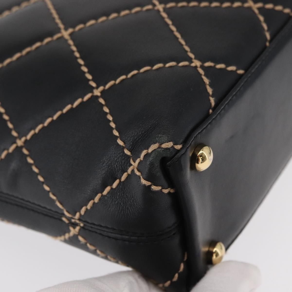 Chanel Chanel Surpique Tote Quilted Leather Size ONE SIZE - 9 Thumbnail