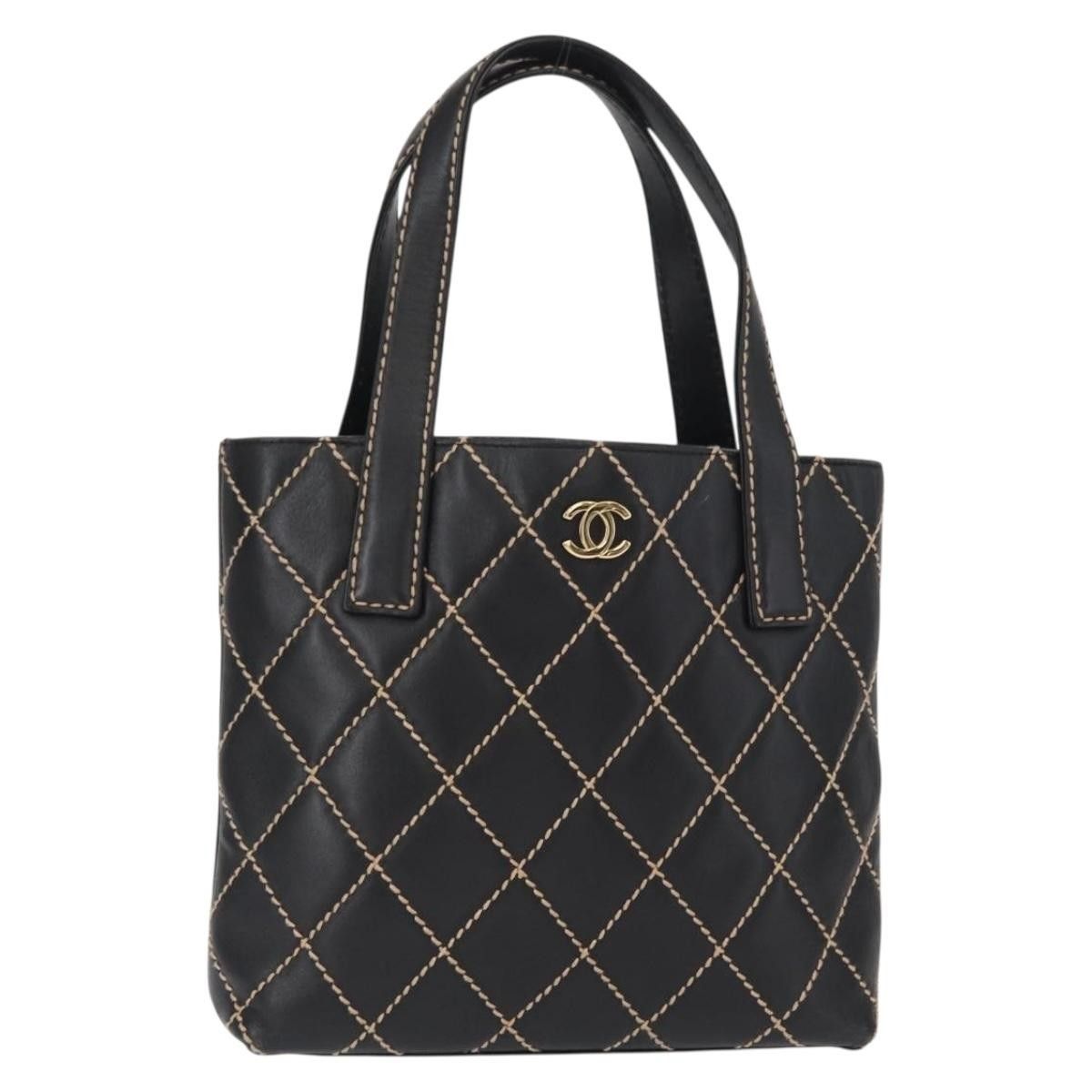 Chanel Chanel Surpique Tote Quilted Leather Size ONE SIZE - 15 Thumbnail