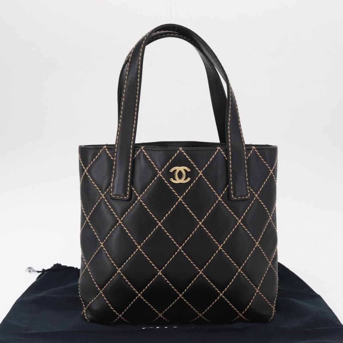 Chanel Chanel Surpique Tote Quilted Leather Size ONE SIZE - 13 Thumbnail
