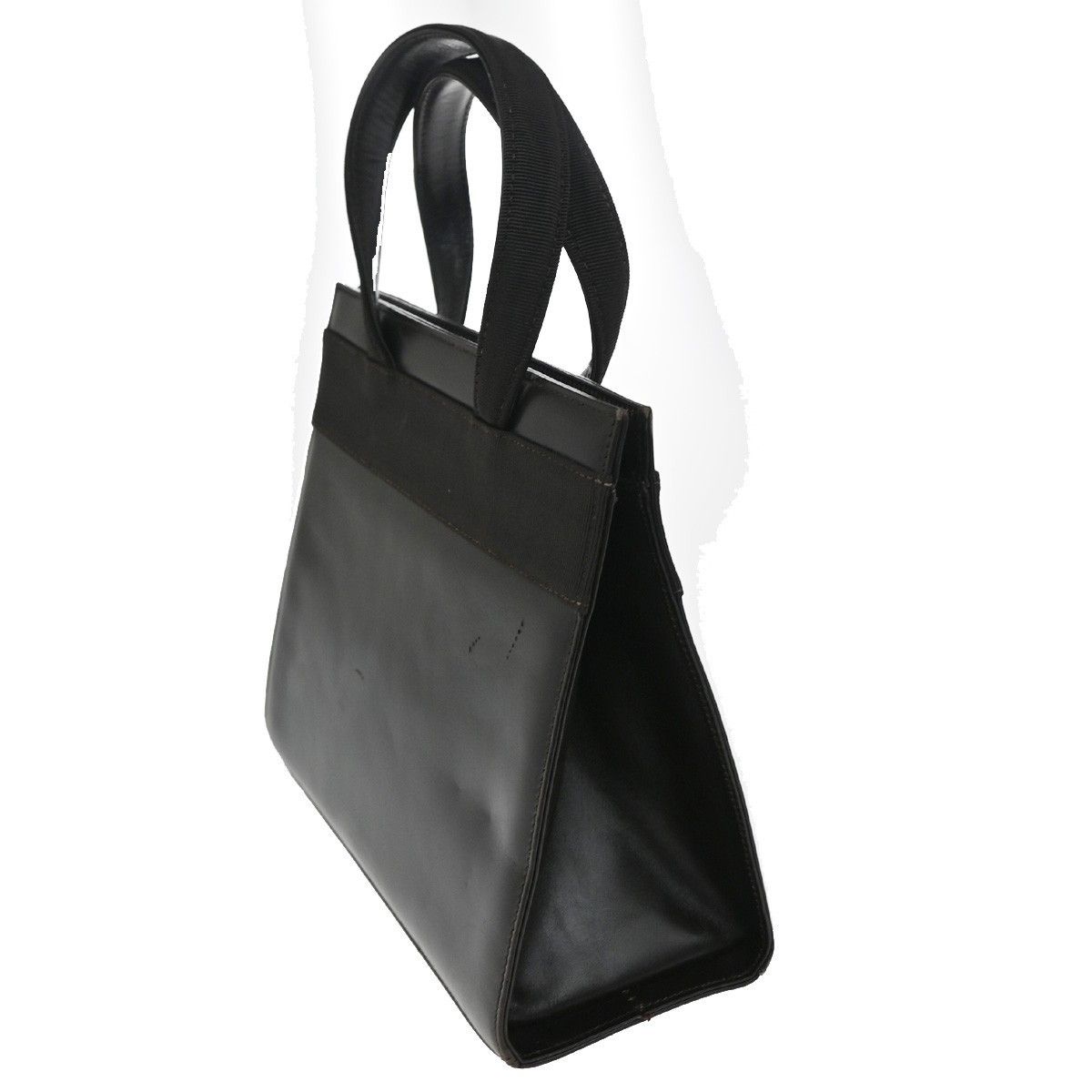 Salvatore Ferragamo Salvatore Ferragamo Convertible Vara Bow Tote Leather Size ONE SIZE - 4 Thumbnail