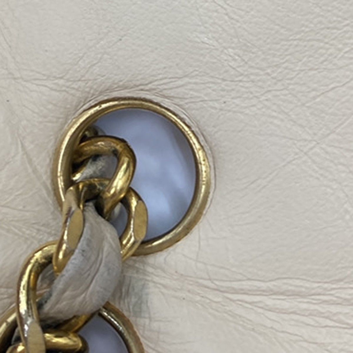 Chanel Chanel Vintage Two Tone CC Flap Bag Quilted Lambskin Size ONE SIZE - 21 Thumbnail