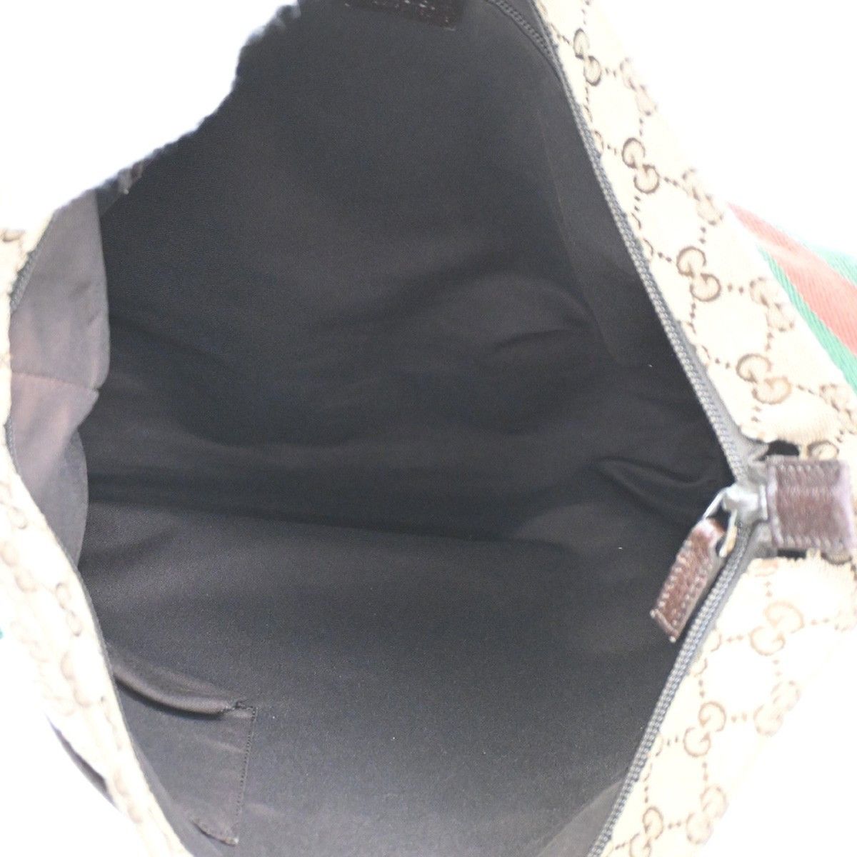 Gucci Gucci Front Pocket Web Messenger GG Canvas Size ONE SIZE - 5 Thumbnail
