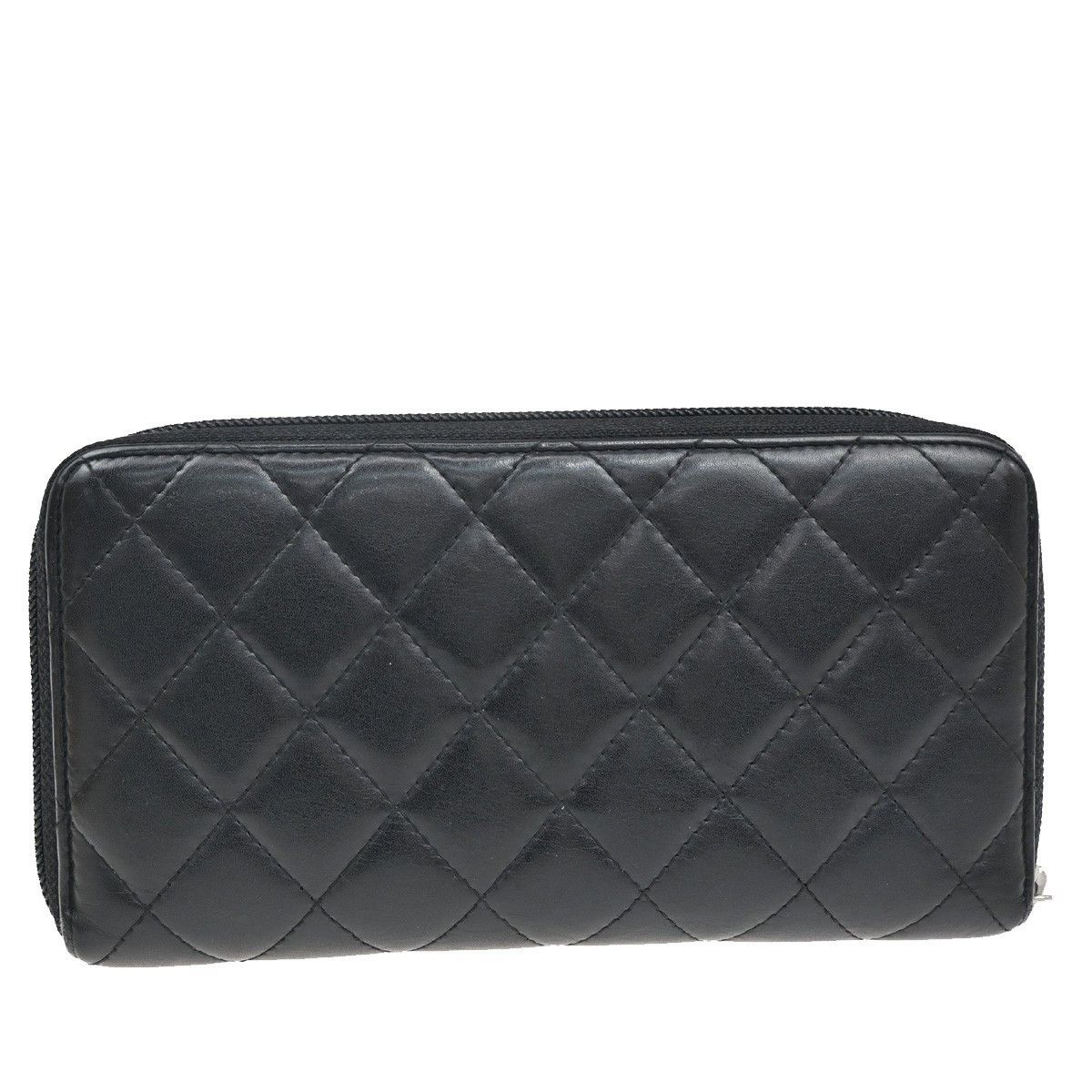 Chanel Chanel Cambon Zip Around Wallet Quilted Lambskin Size ONE SIZE - 2 Thumbnail