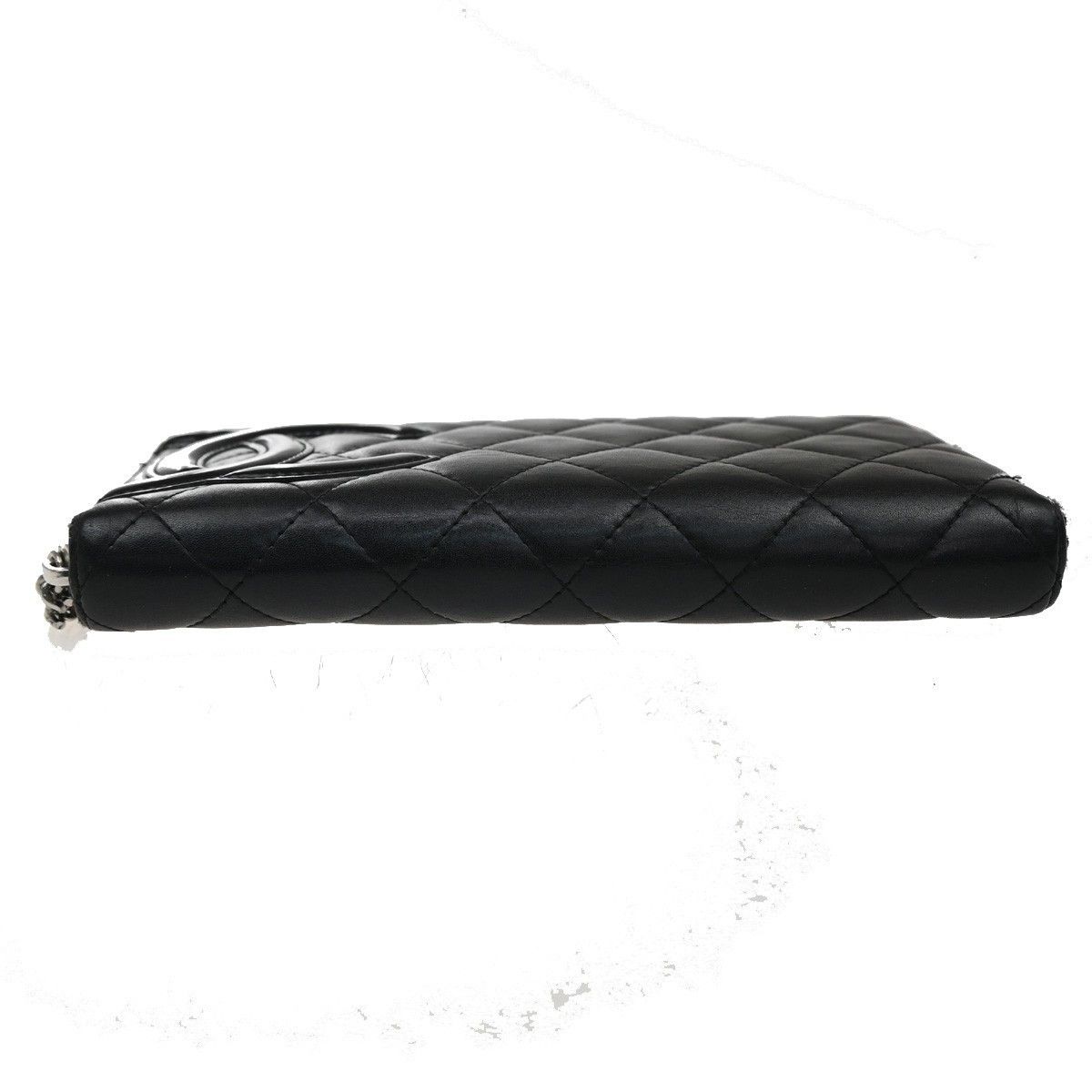 Chanel Chanel Cambon Zip Around Wallet Quilted Lambskin Size ONE SIZE - 12 Thumbnail