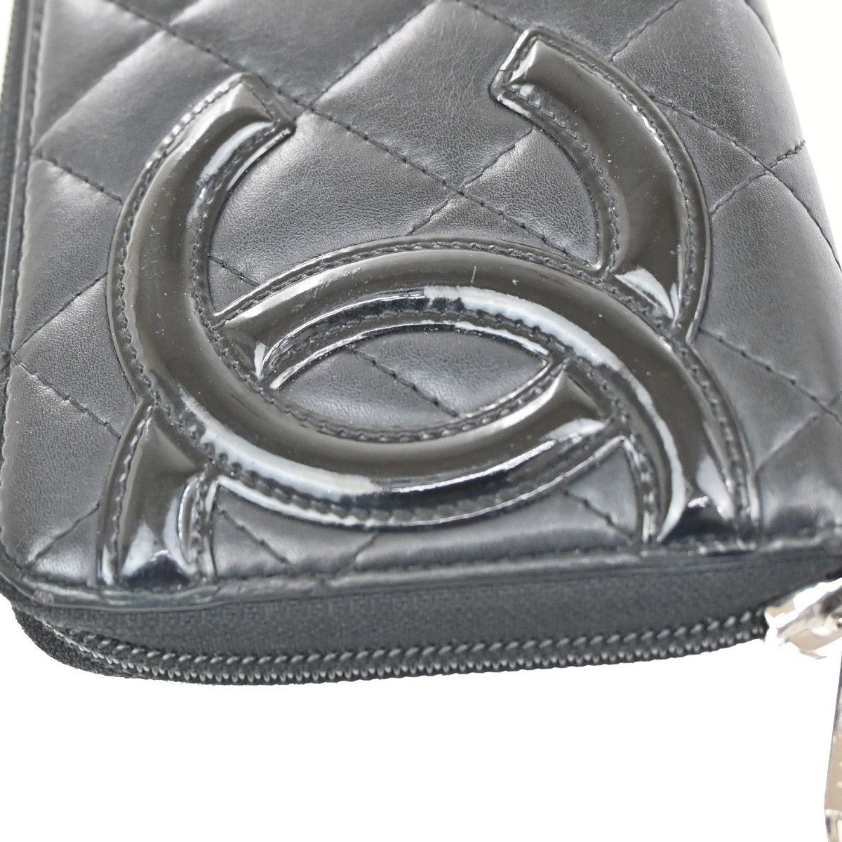Chanel Chanel Cambon Zip Around Wallet Quilted Lambskin Size ONE SIZE - 13 Thumbnail