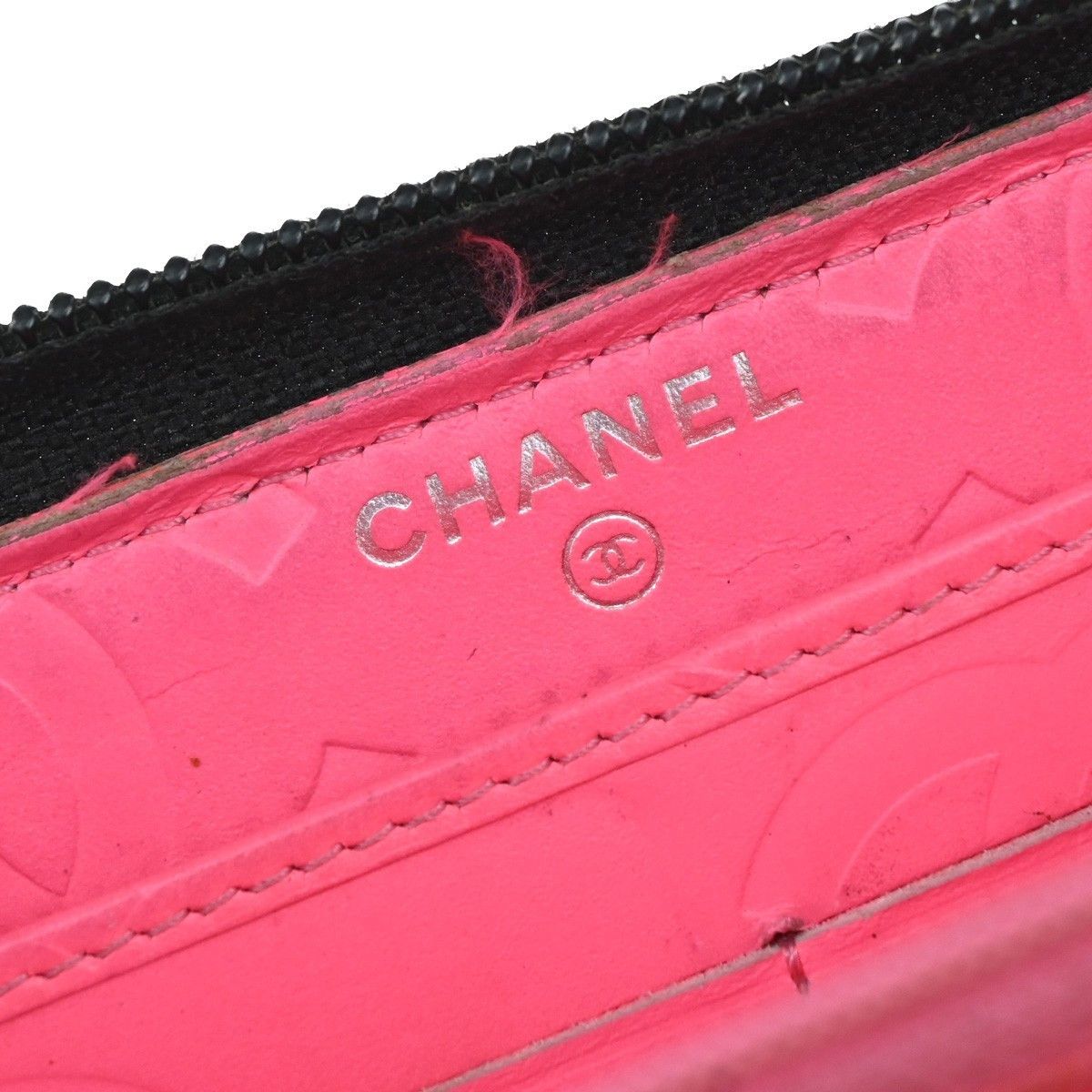 Chanel Chanel Cambon Zip Around Wallet Quilted Lambskin Size ONE SIZE - 10 Thumbnail