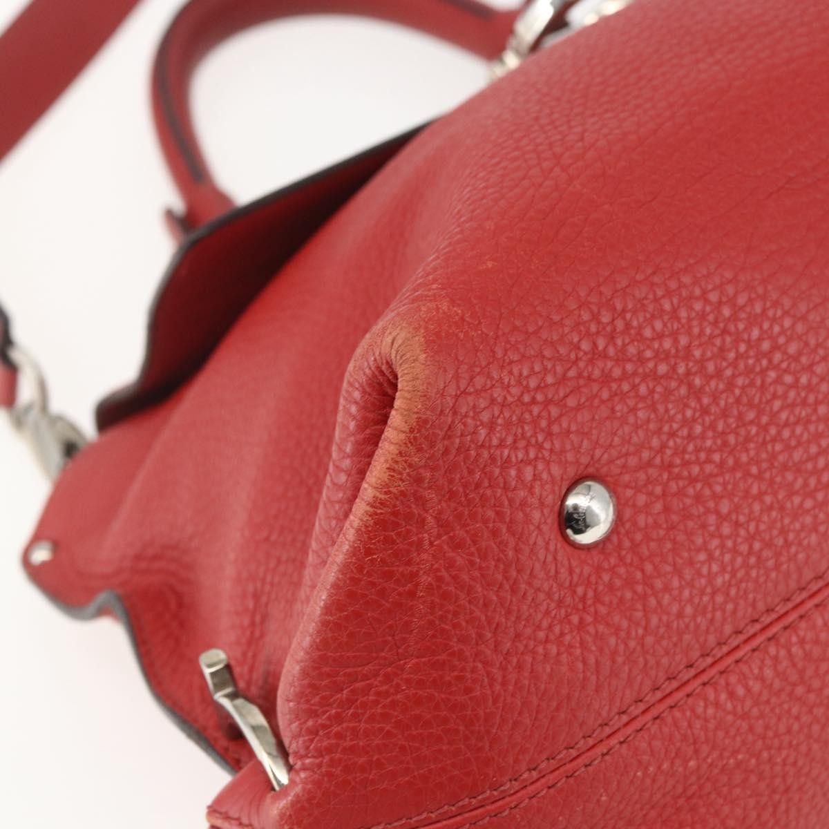 Salvatore Ferragamo Salvatore Ferragamo Sofia Satchel Grainy Leather Size ONE SIZE - 11 Thumbnail