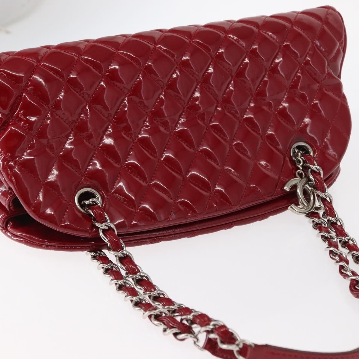 Chanel Chanel Just Mademoiselle Bag Quilted Patent Size ONE SIZE - 17 Thumbnail