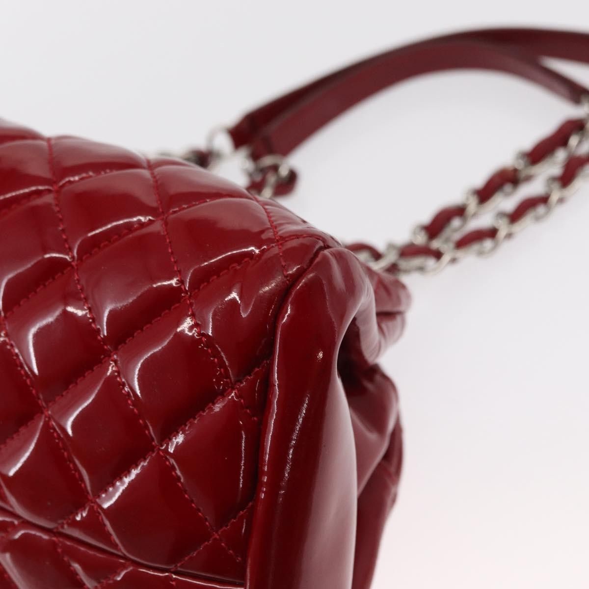 Chanel Chanel Just Mademoiselle Bag Quilted Patent Size ONE SIZE - 10 Thumbnail