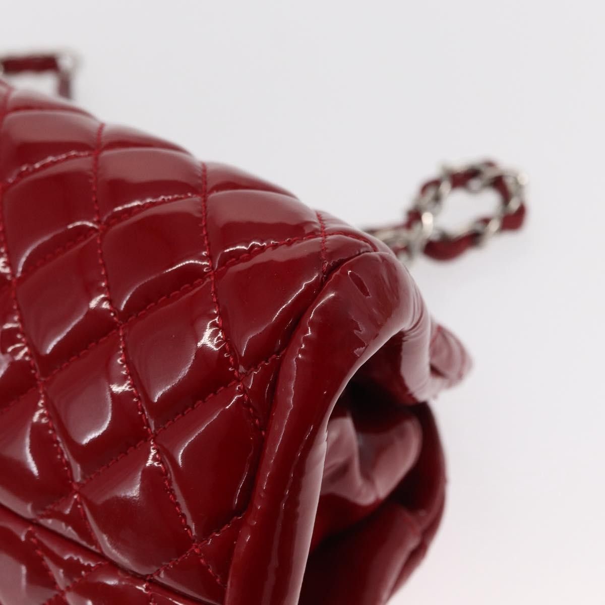 Chanel Chanel Just Mademoiselle Bag Quilted Patent Size ONE SIZE - 12 Thumbnail