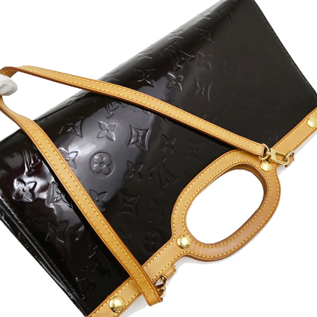 Louis Vuitton Louis Vuitton Roxbury Drive Handbag Monogram Vernis Size ONE SIZE - 11 Thumbnail