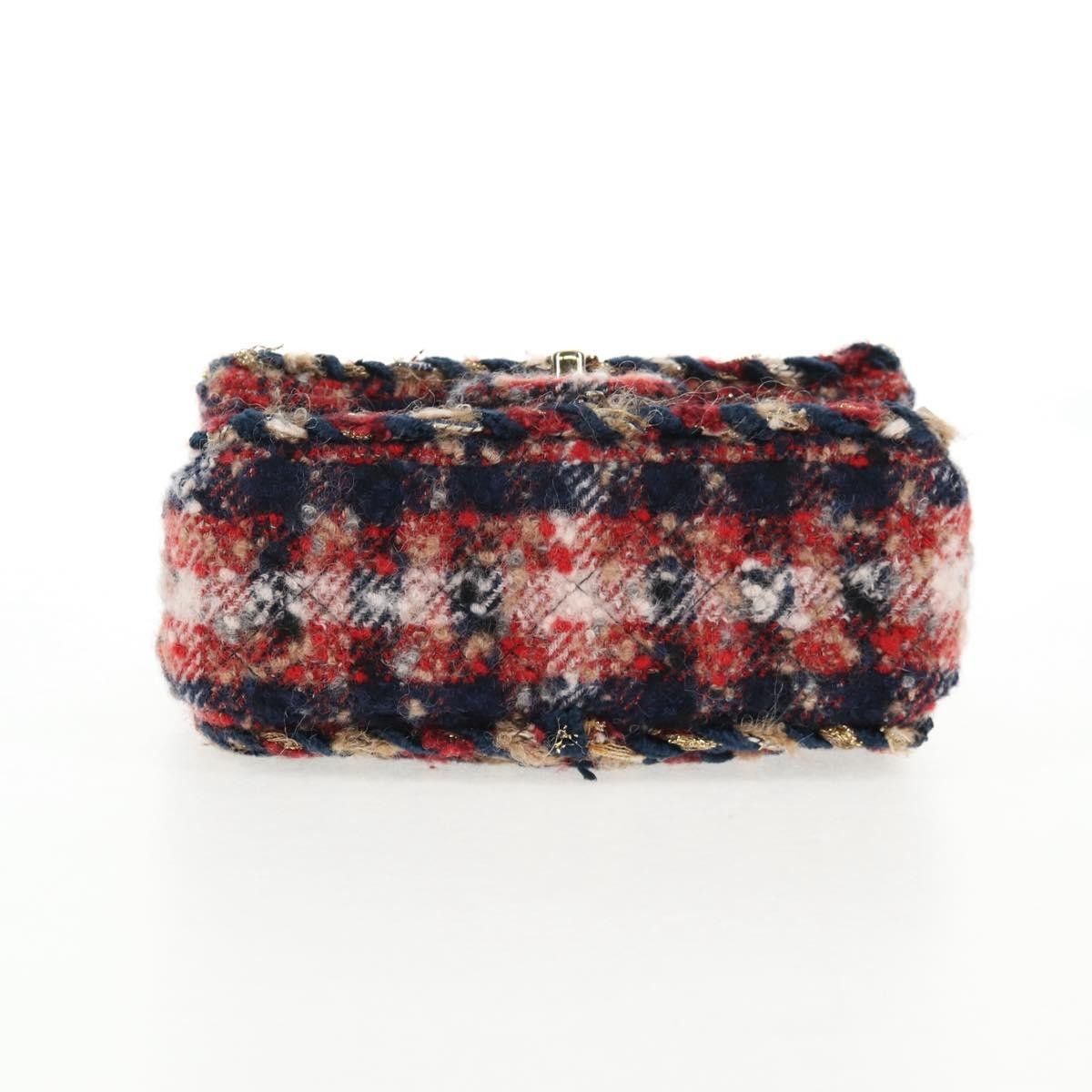 Chanel Chanel Charms Classic Single Flap Bag Braided Quilted Tweed Size ONE SIZE - 17 Thumbnail