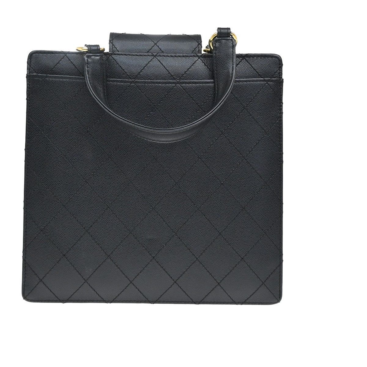 Chanel Chanel Vintage Tote Leather Size ONE SIZE - 2 Thumbnail
