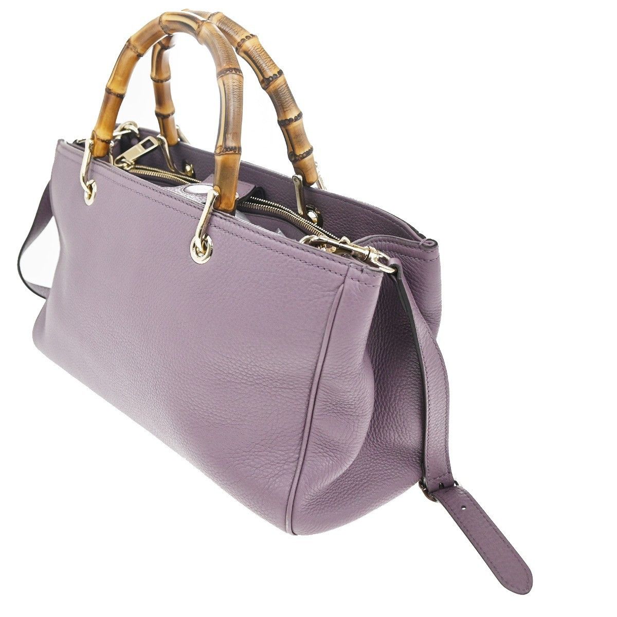 Gucci Gucci Bamboo Shopper Tote Leather Size ONE SIZE - 4 Thumbnail