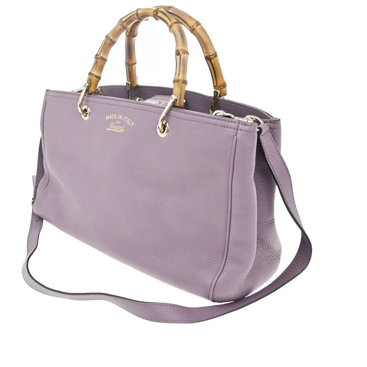 Gucci Gucci Bamboo Shopper Tote Leather Size ONE SIZE - 3 Thumbnail