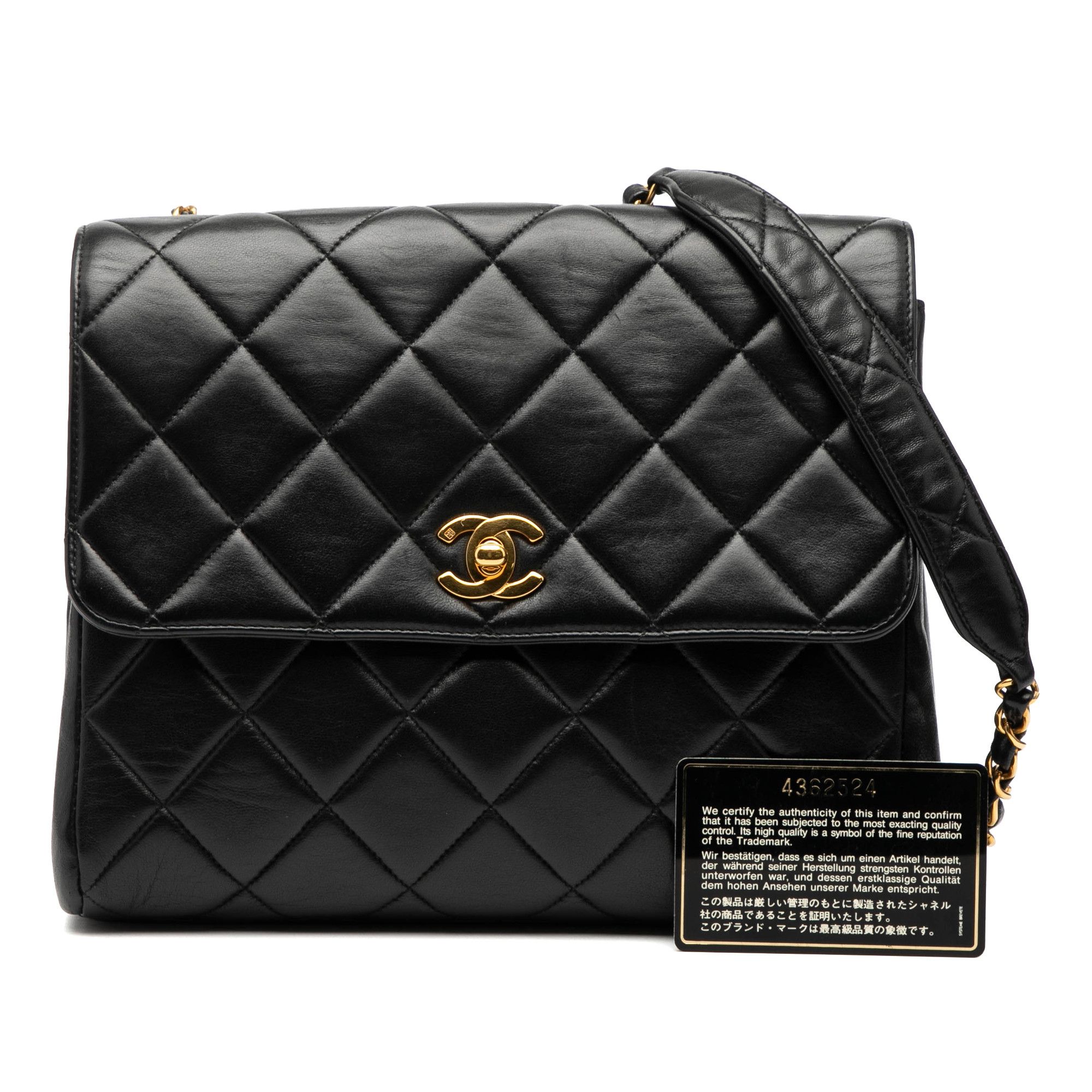 Chanel Chanel Small Square Lambskin Straight Single Flap Size ONE SIZE - 9 Thumbnail