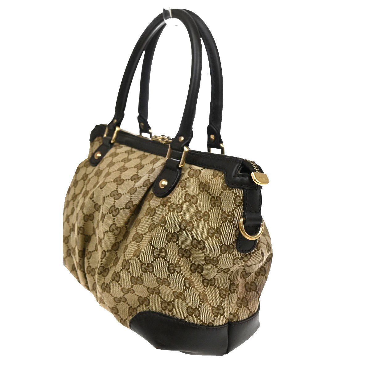 Gucci Gucci Sukey Top Handle Tote GG Canvas Size ONE SIZE - 4 Thumbnail