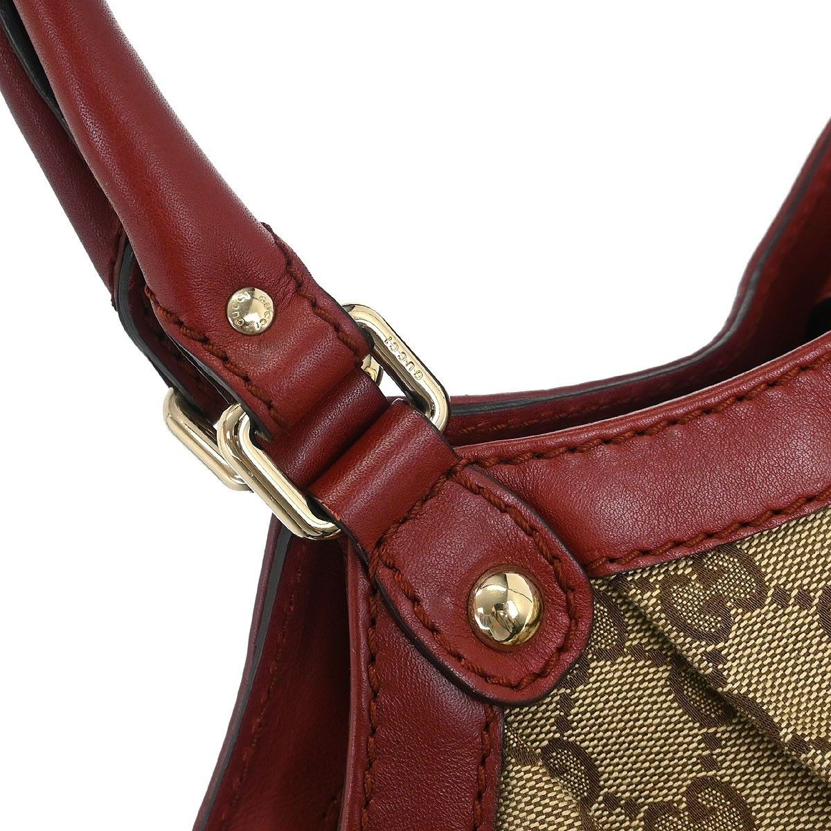 Gucci Gucci Sukey Tote GG Canvas with Leather Size ONE SIZE - 7 Thumbnail