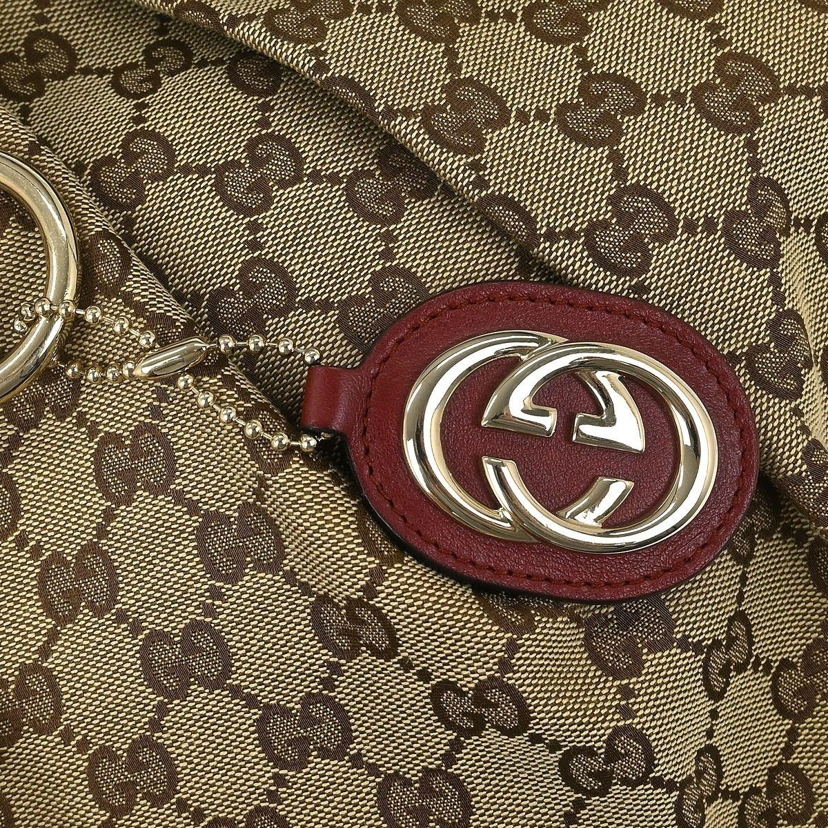 Gucci Gucci Sukey Tote GG Canvas with Leather Size ONE SIZE - 8 Thumbnail