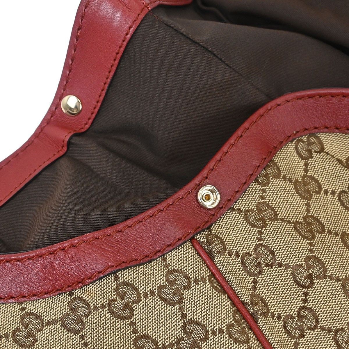 Gucci Gucci Sukey Tote GG Canvas with Leather Size ONE SIZE - 10 Thumbnail
