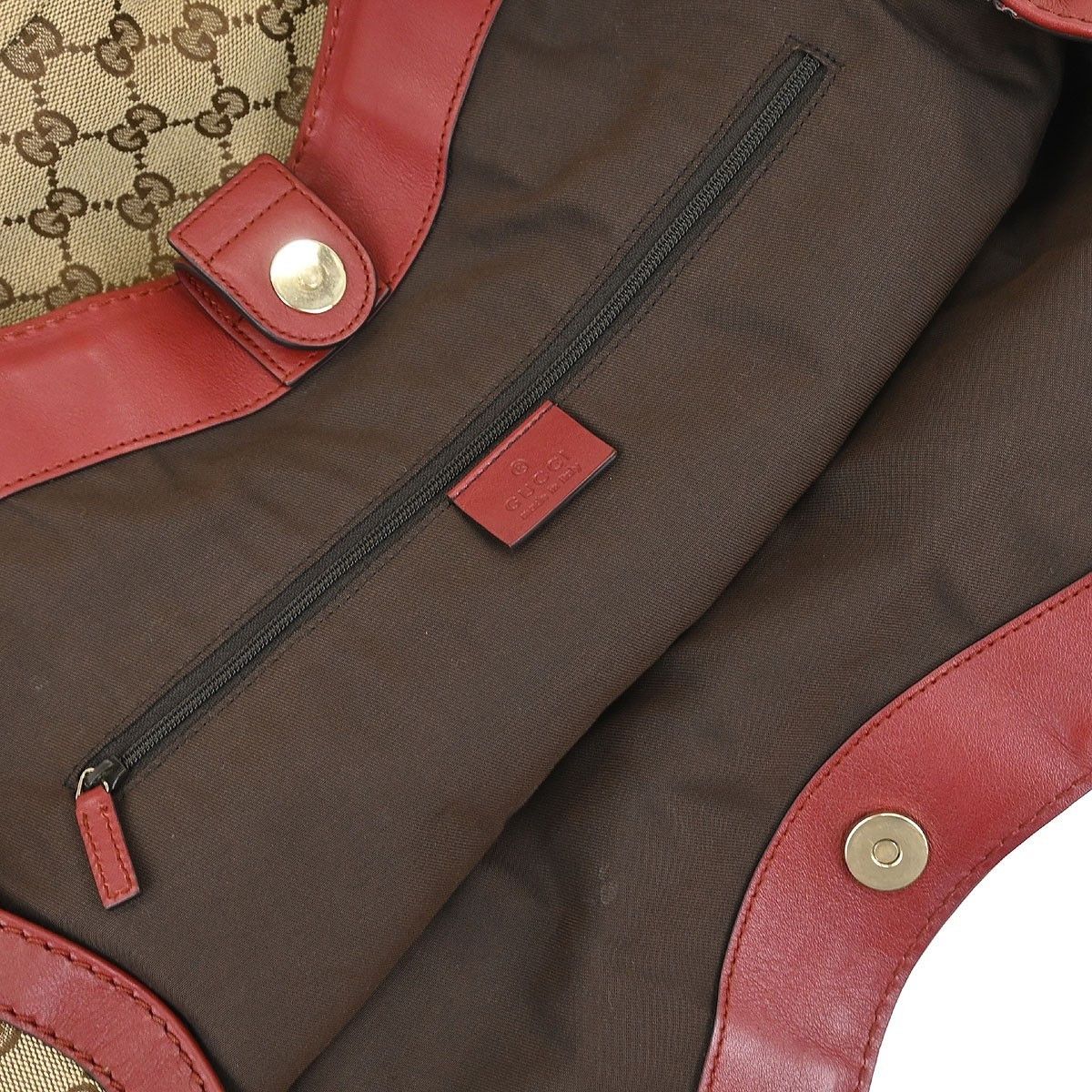Gucci Gucci Sukey Tote GG Canvas with Leather Size ONE SIZE - 4 Thumbnail