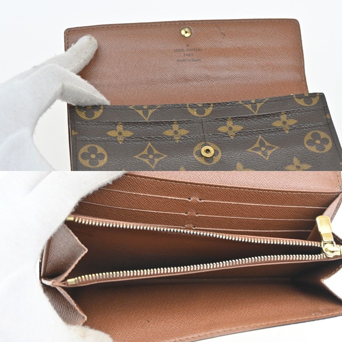 Louis Vuitton Louis Vuitton Vintage Sarah Wallet Monogram Canvas Size ONE SIZE - 5 Thumbnail