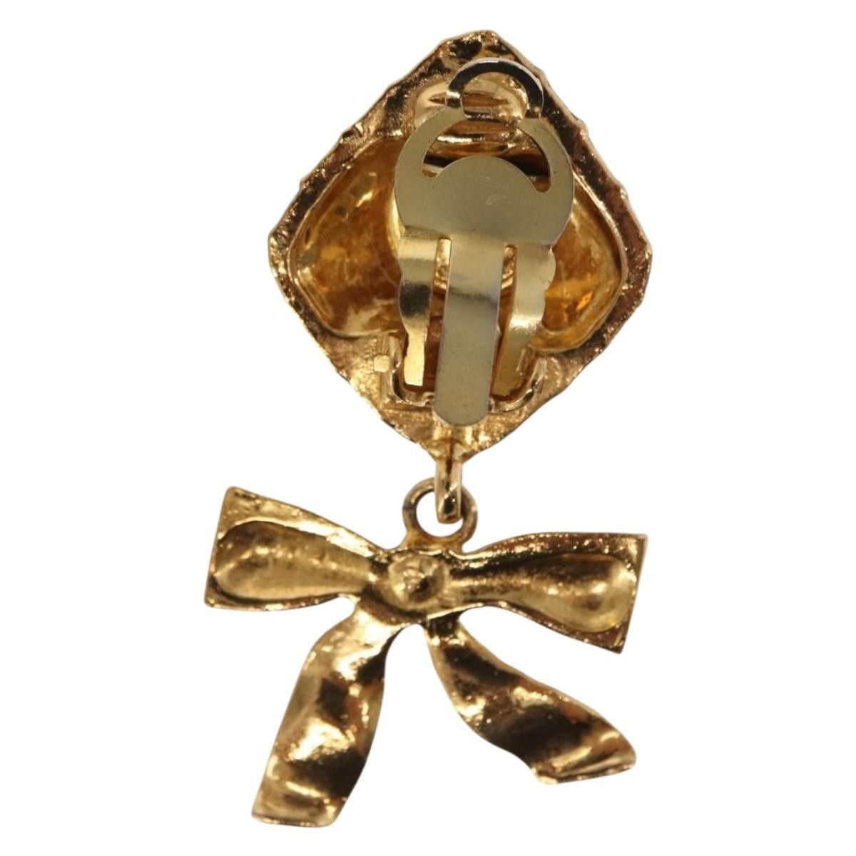 Chanel Chanel Ribbon Earring Metal Size ONE SIZE - 2 Thumbnail