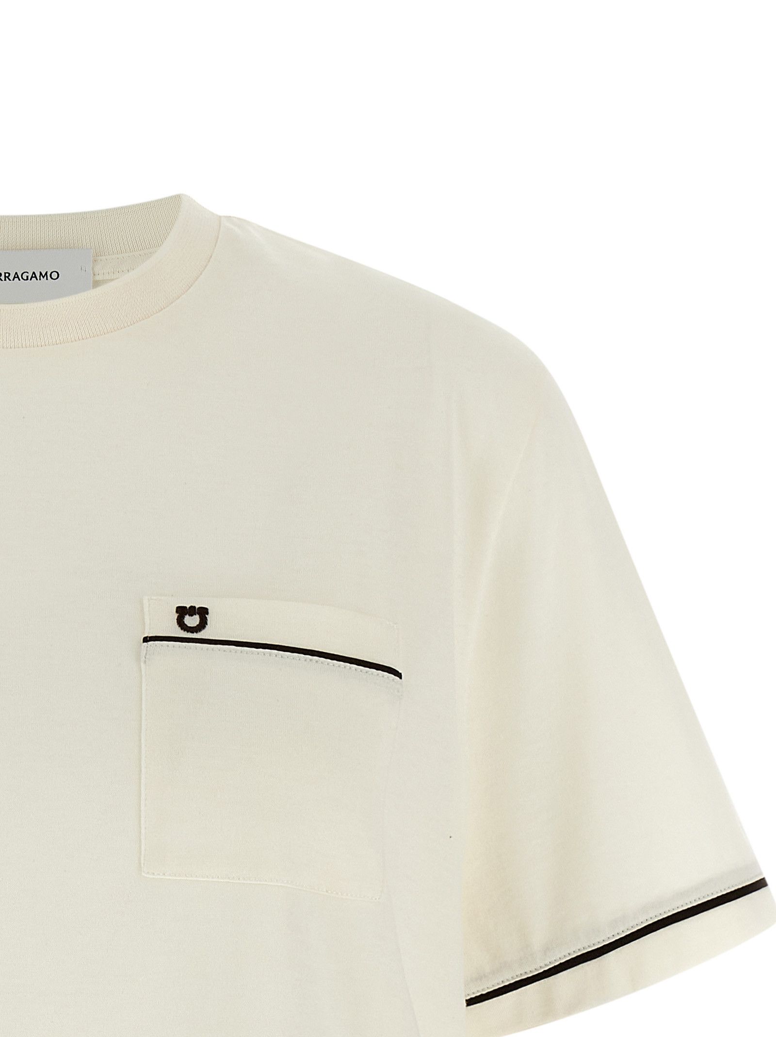 Salvatore Ferragamo 'Gancini' T-Shirt Size XS / US 0-2 / IT 36-38 - 3 Thumbnail