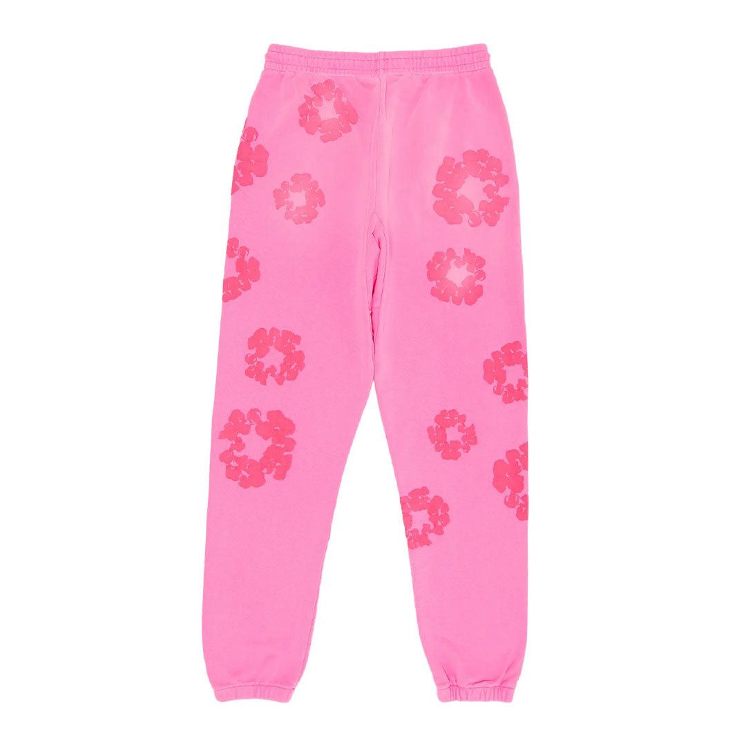 DENIM TEARS Mono Cotton Wreath Sweatpants 'Pink' Size US 34 / EU 50 - 2 Thumbnail