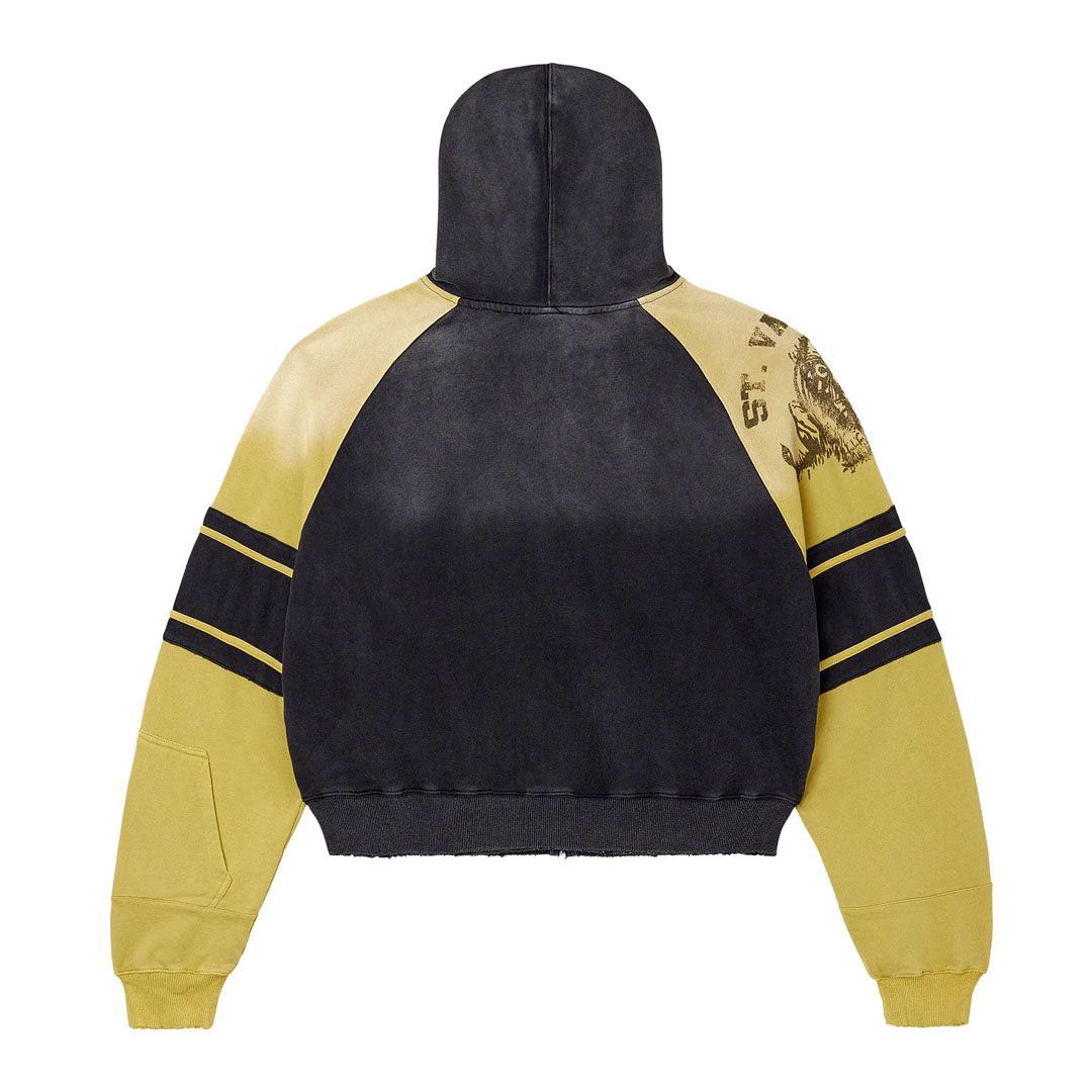 Vale Forever Lethal Zip Up Hoodie 'Black/Yellow' Size US XL / EU 56 / 4 - 2 Thumbnail