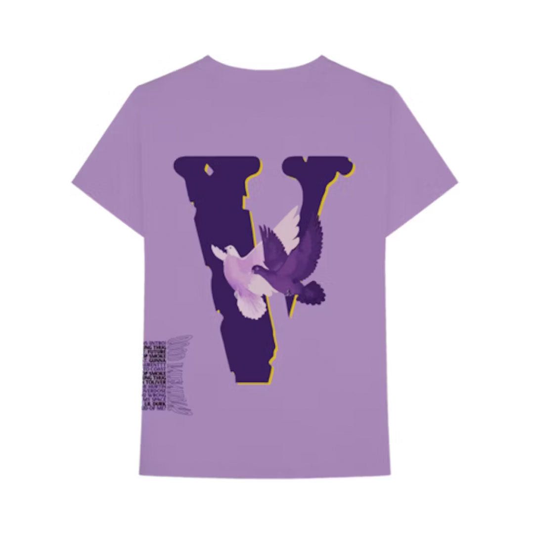 Vlone x Nav Doves Tee Purple T-shirts Size US S / EU 44-46 / 1 - 2 Thumbnail