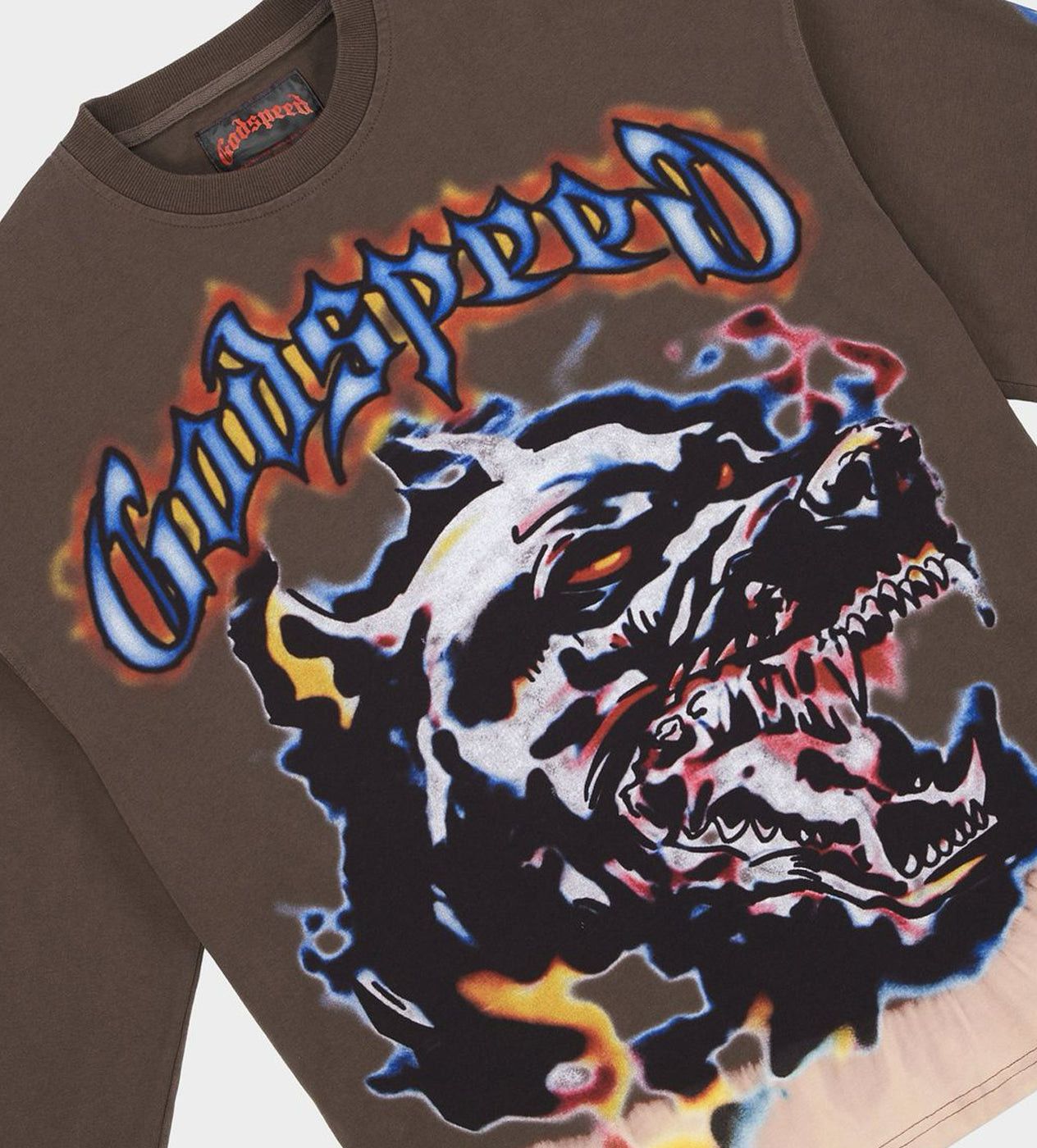 Godspeed Off The Leash L/S Tee Mocha Brown Size US M / EU 48-50 / 2 - 3 Thumbnail