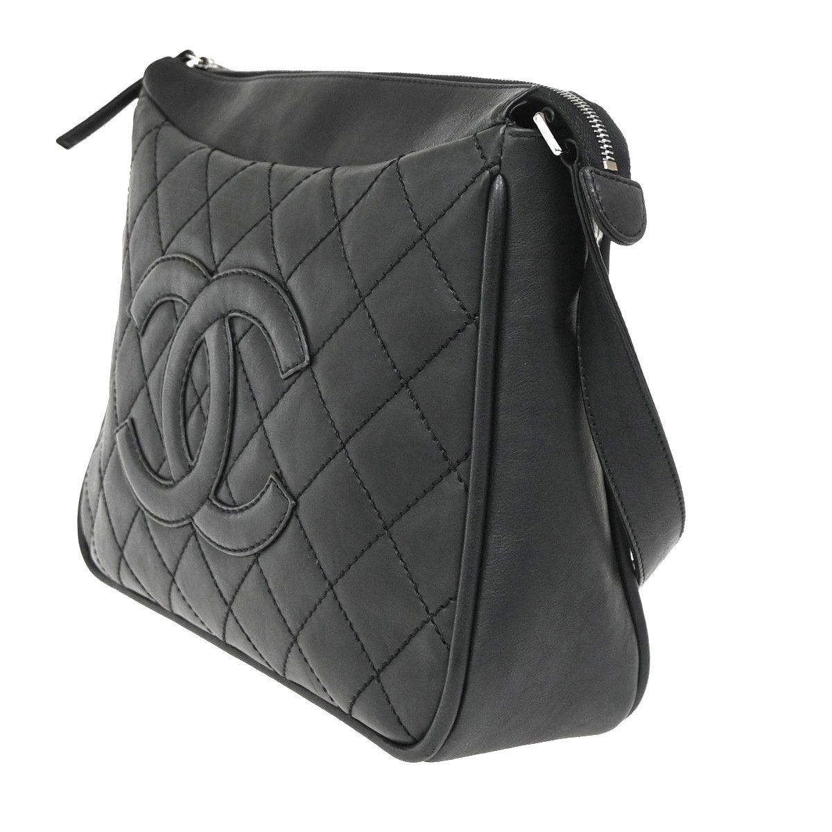 Chanel Chanel Vintage Timeless CC Adjustable Shoulder Bag Quilted Calfskin Size ONE SIZE - 3 Thumbnail