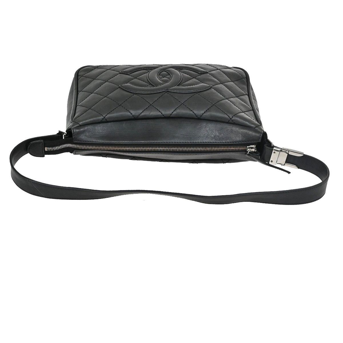 Chanel Chanel Vintage Timeless CC Adjustable Shoulder Bag Quilted Calfskin Size ONE SIZE - 7 Thumbnail