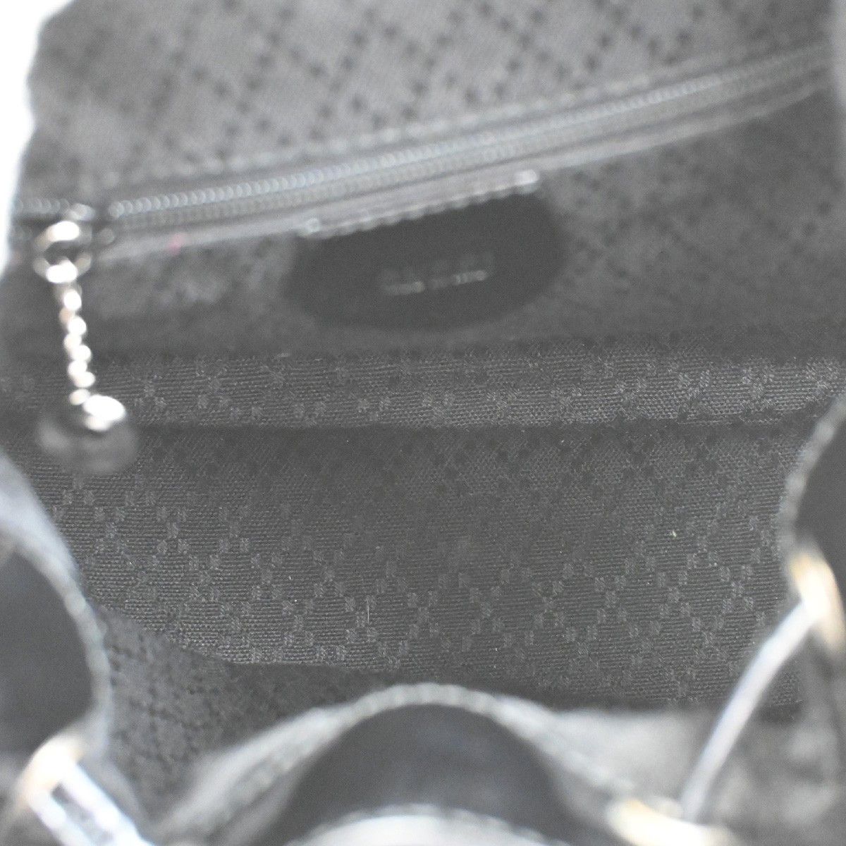 Gucci Gucci Vintage Bamboo Backpack Nylon and Patent Leather Size ONE SIZE - 5 Thumbnail