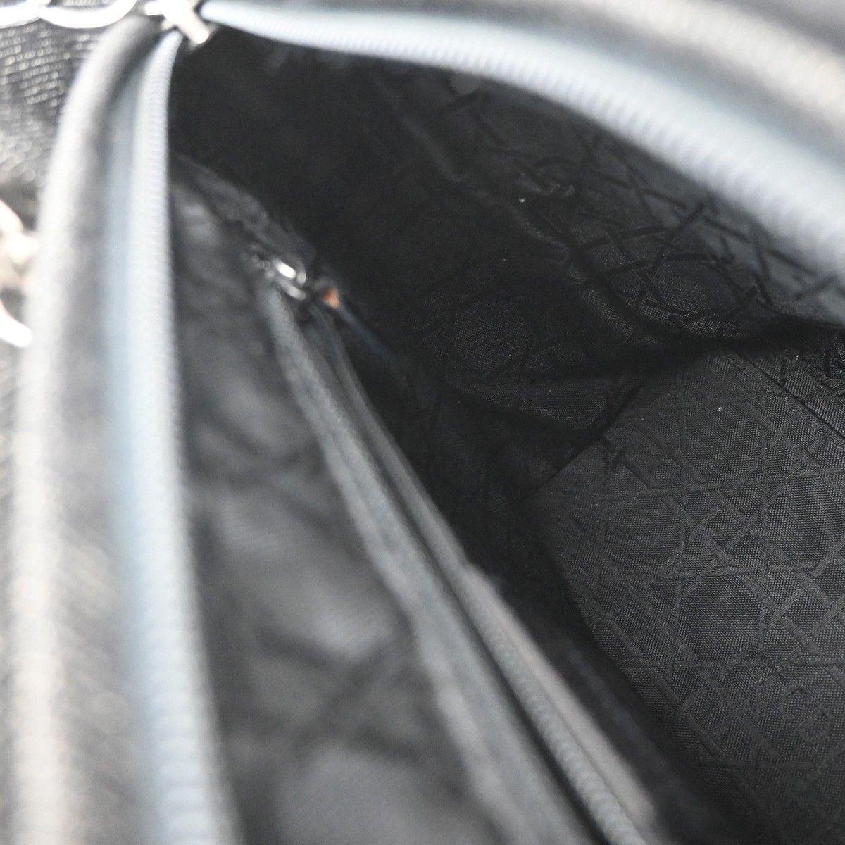 Dior Christian Dior Vintage Lady Dior Bag Cannage Quilt Denim Size ONE SIZE - 14 Thumbnail