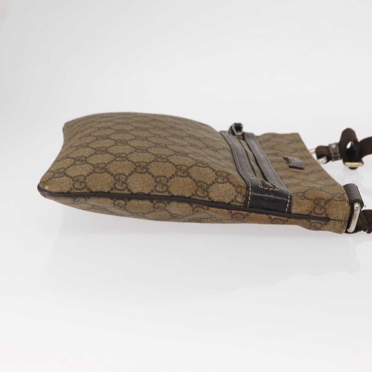 Gucci Gucci Flat Messenger Bag GG Coated Canvas Size ONE SIZE - 3 Thumbnail