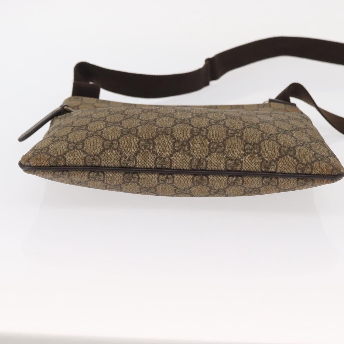 Gucci Gucci Flat Messenger Bag GG Coated Canvas Size ONE SIZE - 18 Thumbnail