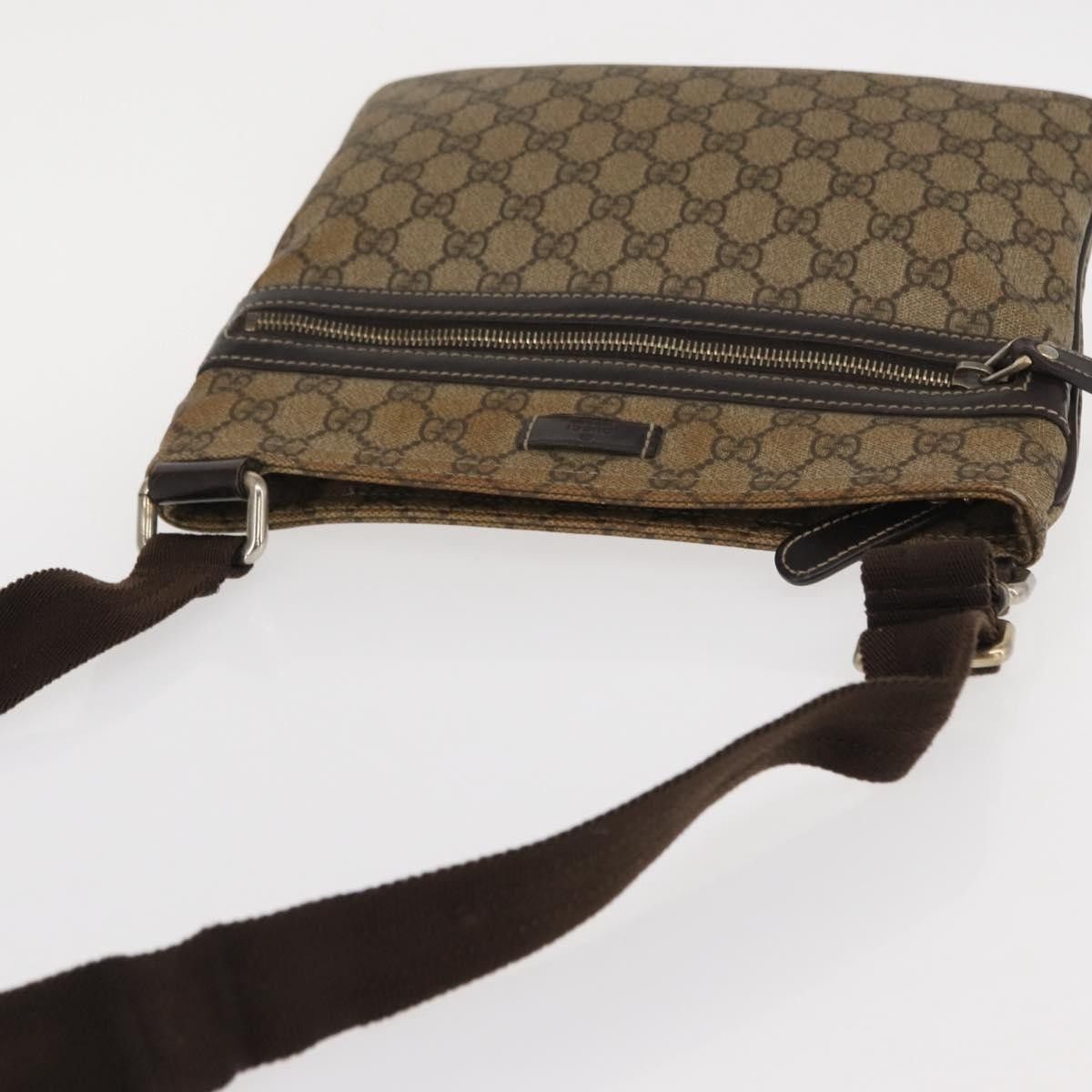 Gucci Gucci Flat Messenger Bag GG Coated Canvas Size ONE SIZE - 15 Thumbnail