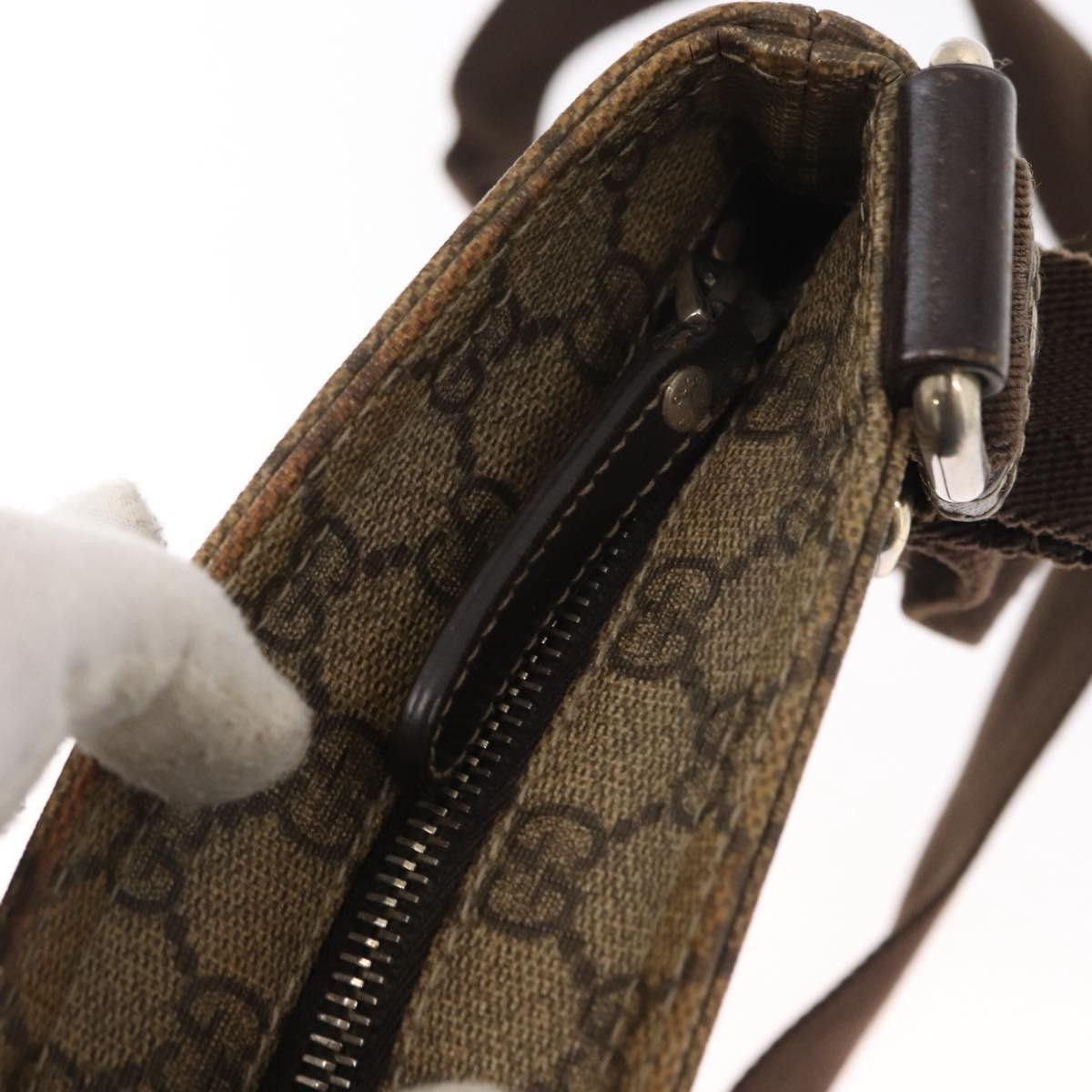 Gucci Gucci Flat Messenger Bag GG Coated Canvas Size ONE SIZE - 13 Thumbnail