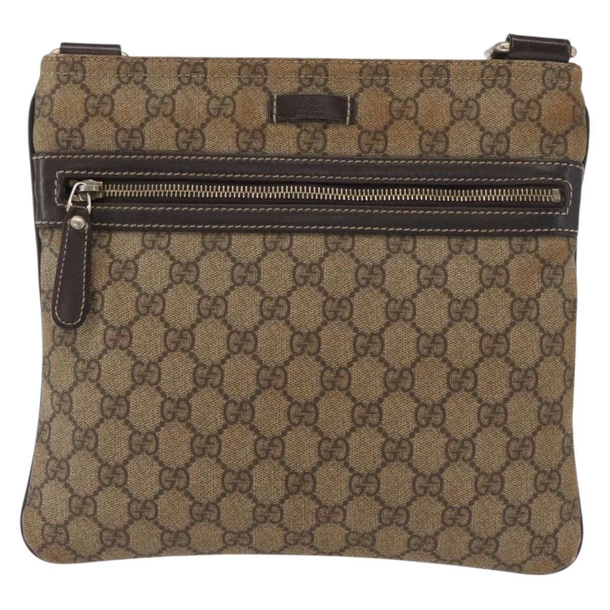 Gucci Gucci Flat Messenger Bag GG Coated Canvas Size ONE SIZE - 19 Thumbnail