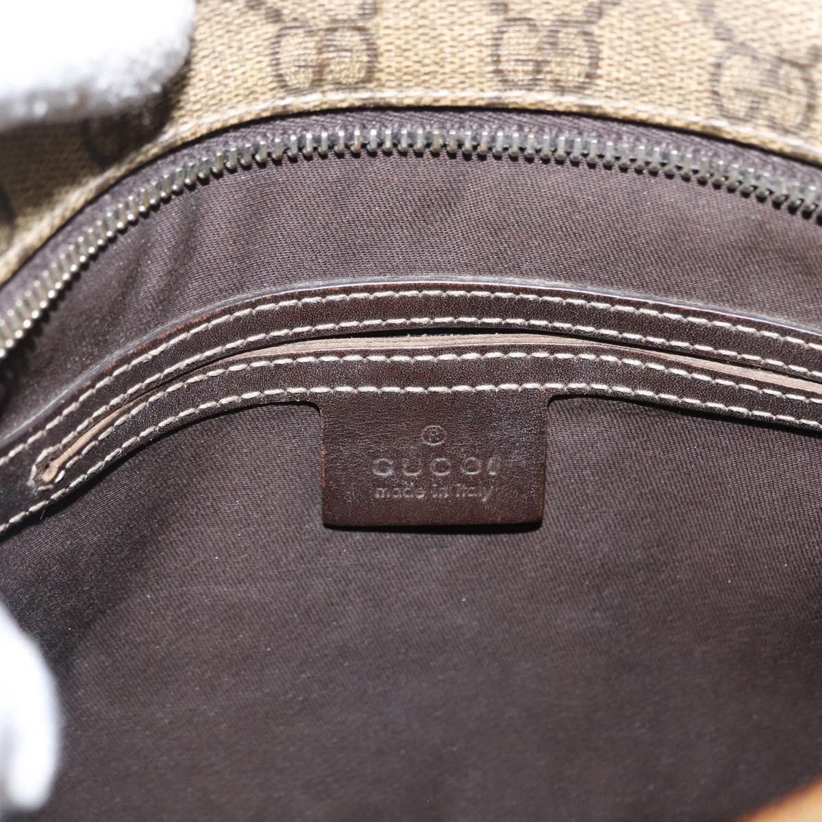 Gucci Gucci Flat Messenger Bag GG Coated Canvas Size ONE SIZE - 6 Thumbnail
