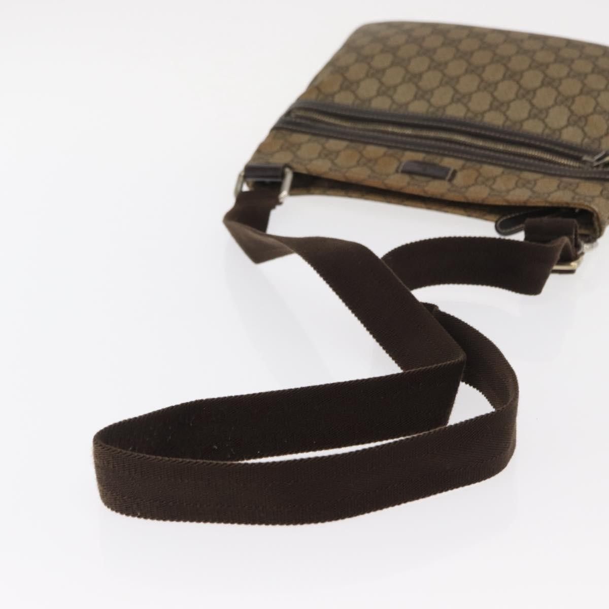 Gucci Gucci Flat Messenger Bag GG Coated Canvas Size ONE SIZE - 8 Thumbnail