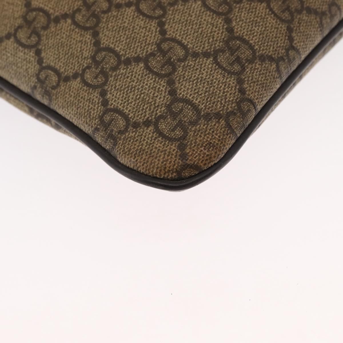 Gucci Gucci Flat Messenger Bag GG Coated Canvas Size ONE SIZE - 12 Thumbnail