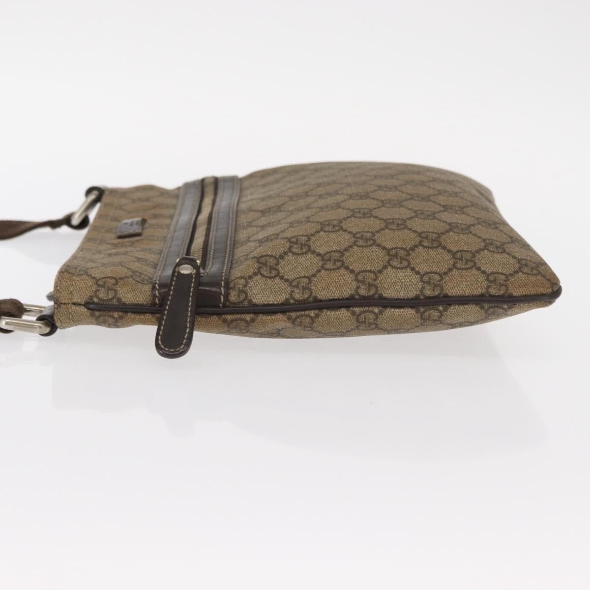 Gucci Gucci Flat Messenger Bag GG Coated Canvas Size ONE SIZE - 4 Thumbnail