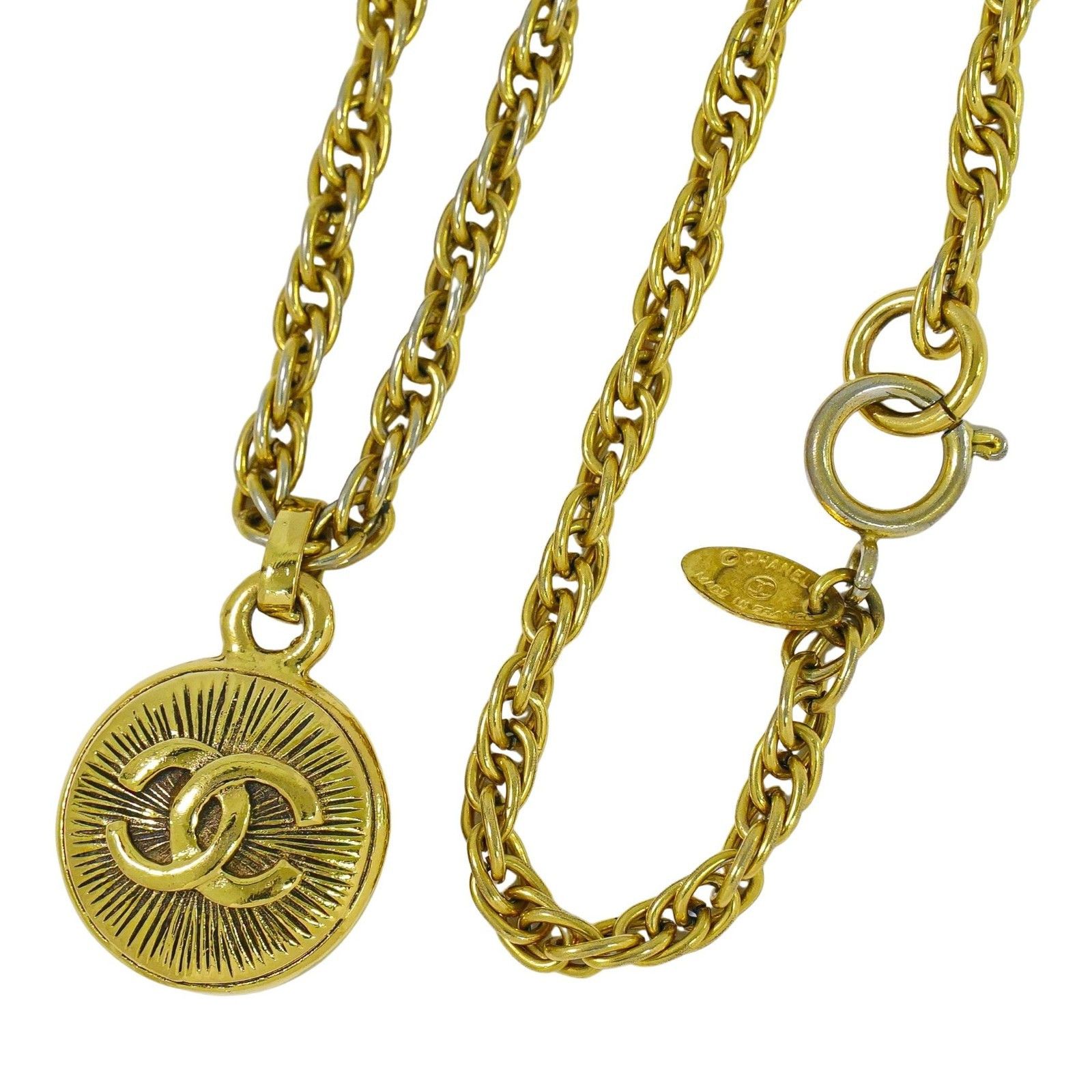 Chanel Chanel Vintage Medallion Necklace Metal Size ONE SIZE - 2 Thumbnail