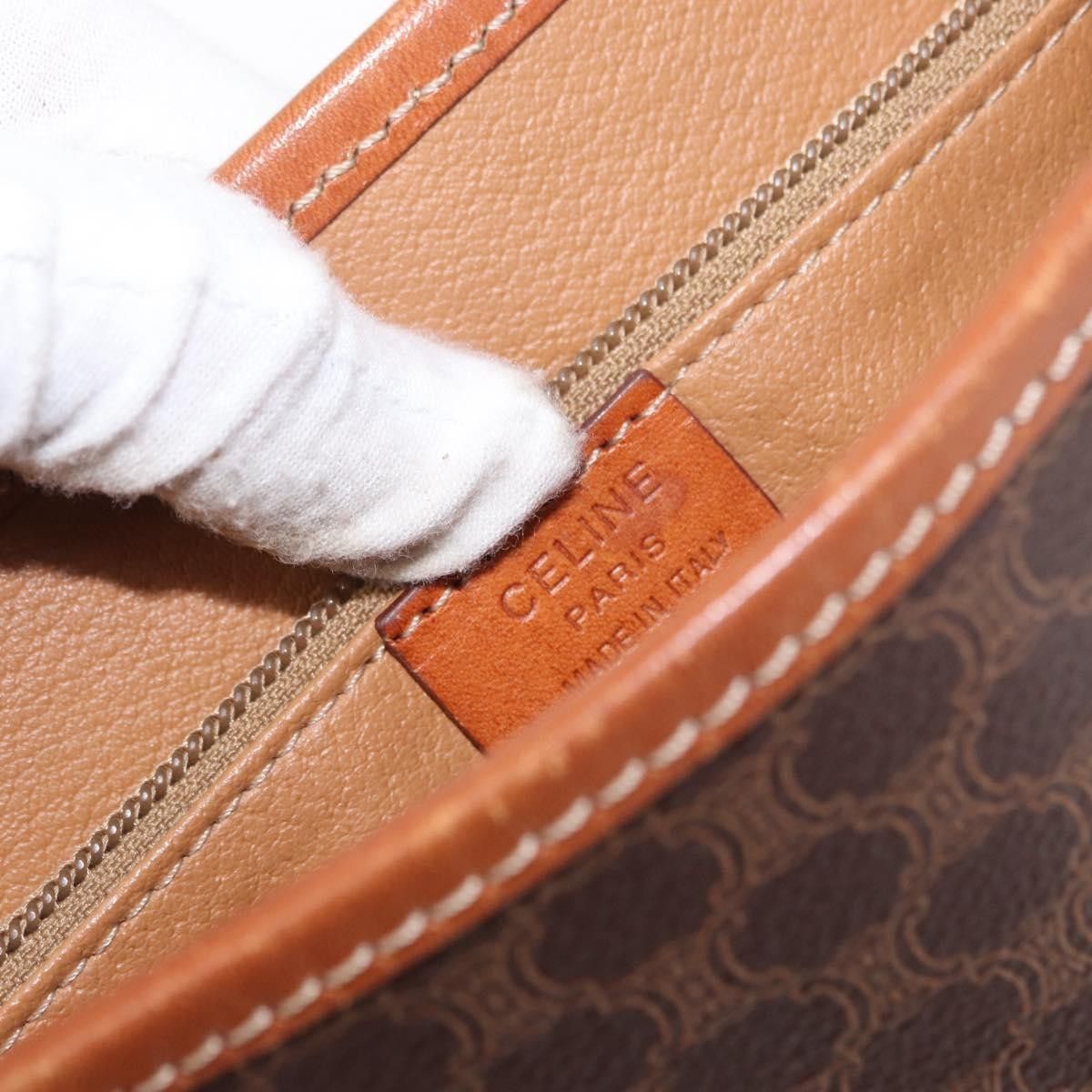 Celine Celine Vintage Macadam Canvas and Leather Size ONE SIZE - 6 Thumbnail