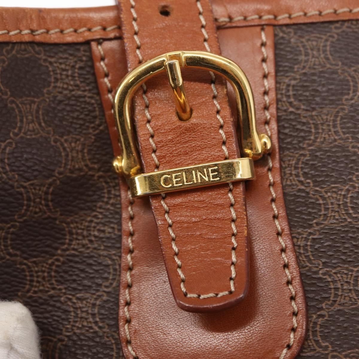 Celine Celine Vintage Macadam Canvas and Leather Size ONE SIZE - 13 Thumbnail