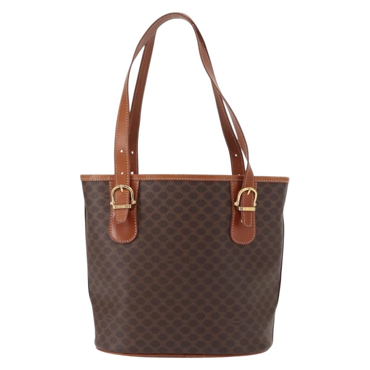 Celine Celine Vintage Macadam Canvas and Leather Size ONE SIZE - 2 Thumbnail